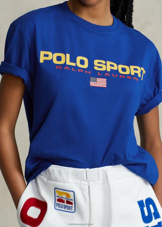 Ralph Lauren unisex klassikaline polo sport trikoo T-särk PR0V3415 safiirist täht