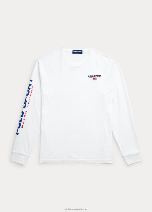 Ralph Lauren unisex klassikaline polo sport trikoo T-särk PR0V454 valge