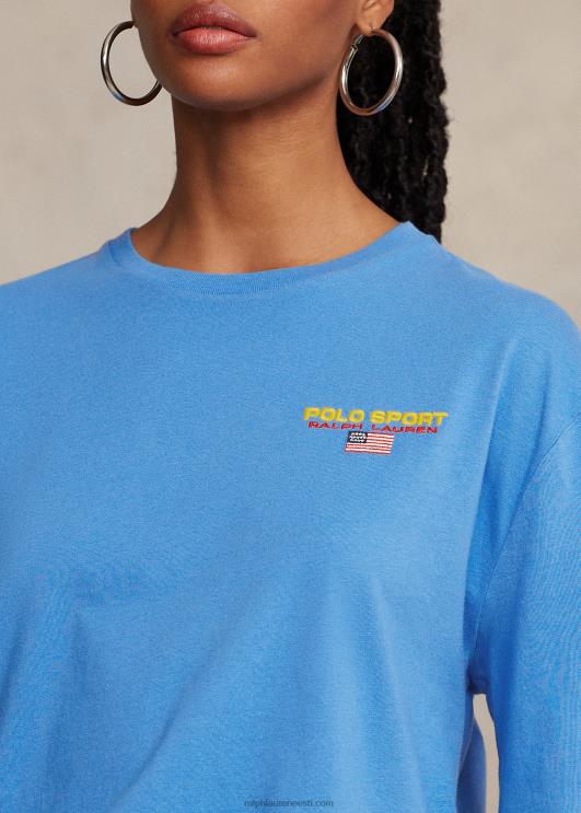 Ralph Lauren unisex klassikaline polo sport trikoo T-särk PR0V455 sinine orbiit